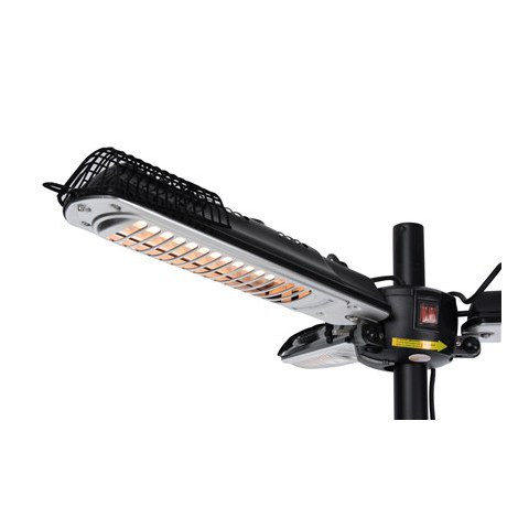 SUNRED | Heater | PH10, Bright Parasol | Infrared | 2000 W | Number of power levels | Suitable for rooms up to m² | Black/Silve - 2